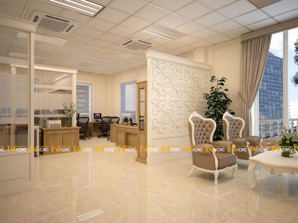 161018, Thiết kế nội thất văn phòng 3 tầng, 223 m2.
