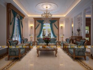 170531-1, Nội thất biệt thự 4 tầng nổi 1 hầm 240m2.