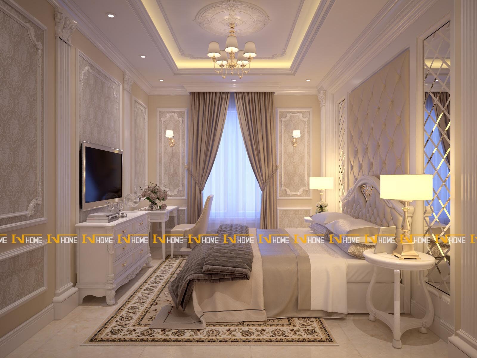 180324-1, phòng ngủ 1, phối cảnh 2.