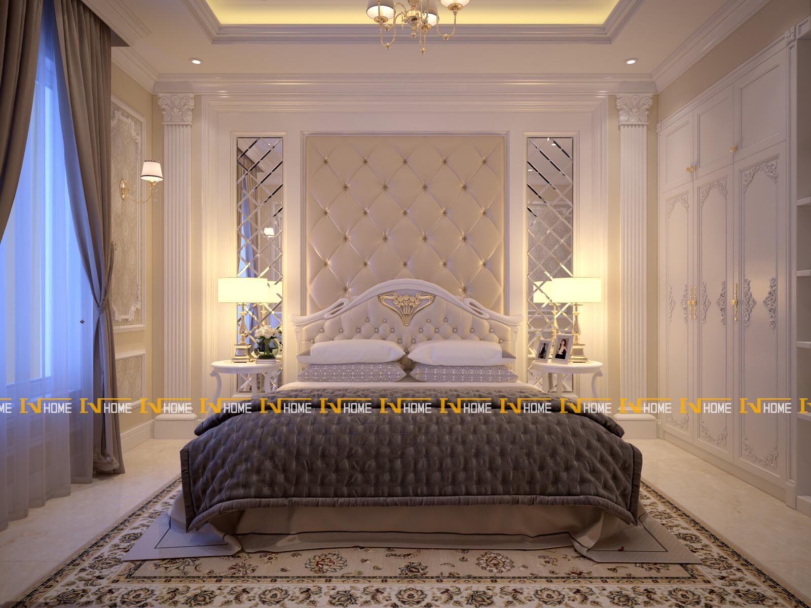 180324-1, phòng ngủ 1, phối cảnh 3.