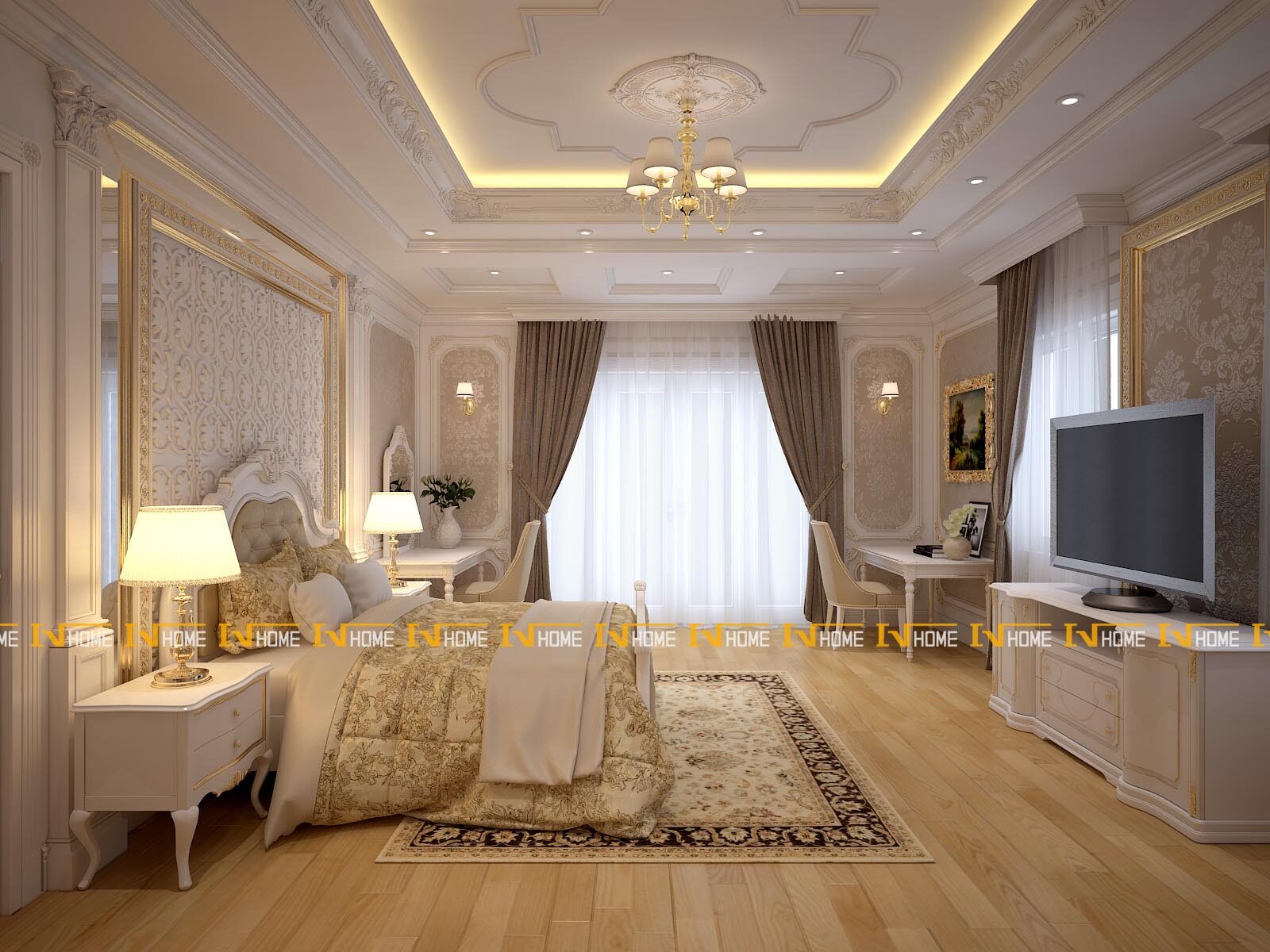 180324-1, phòng ngủ 2, phối cảnh 2.