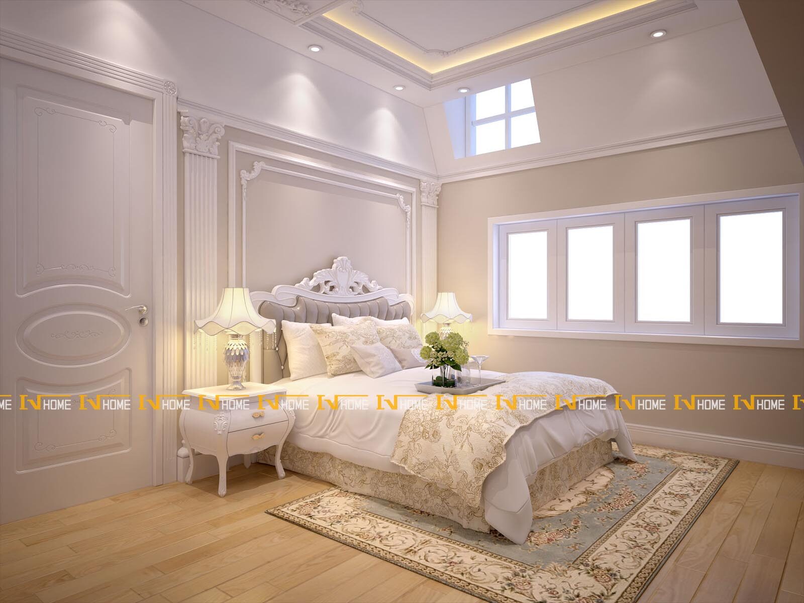 180324-1, phòng ngủ 4, phối cảnh 2.