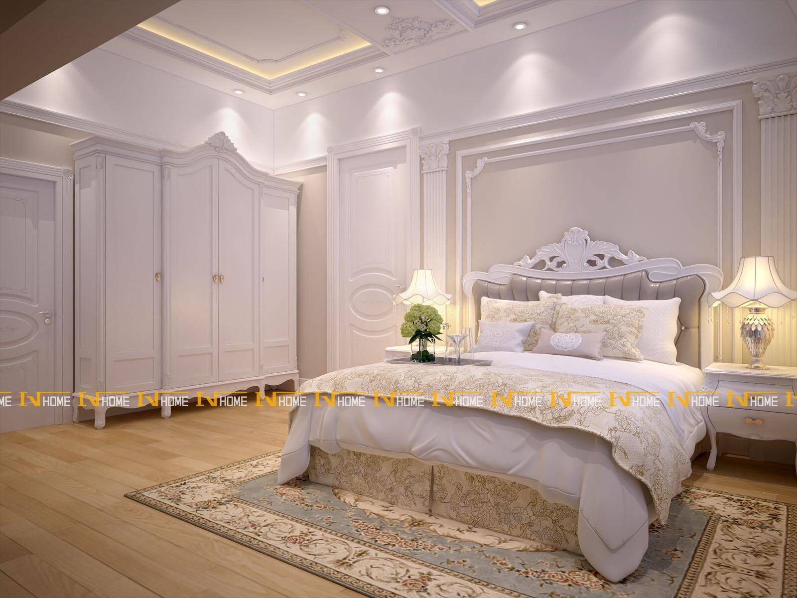 180324-1, phòng ngủ 4, phối cảnh 3.