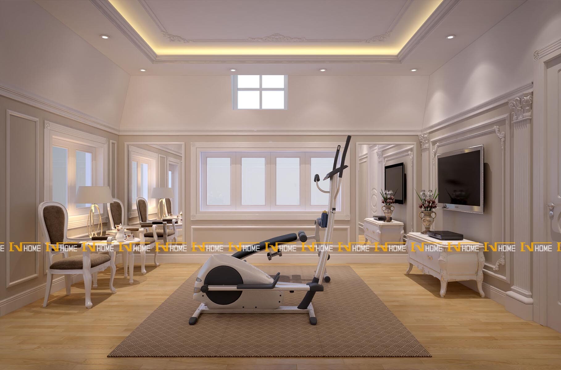 180324-1, phòng thể thao, phối cảnh 3.