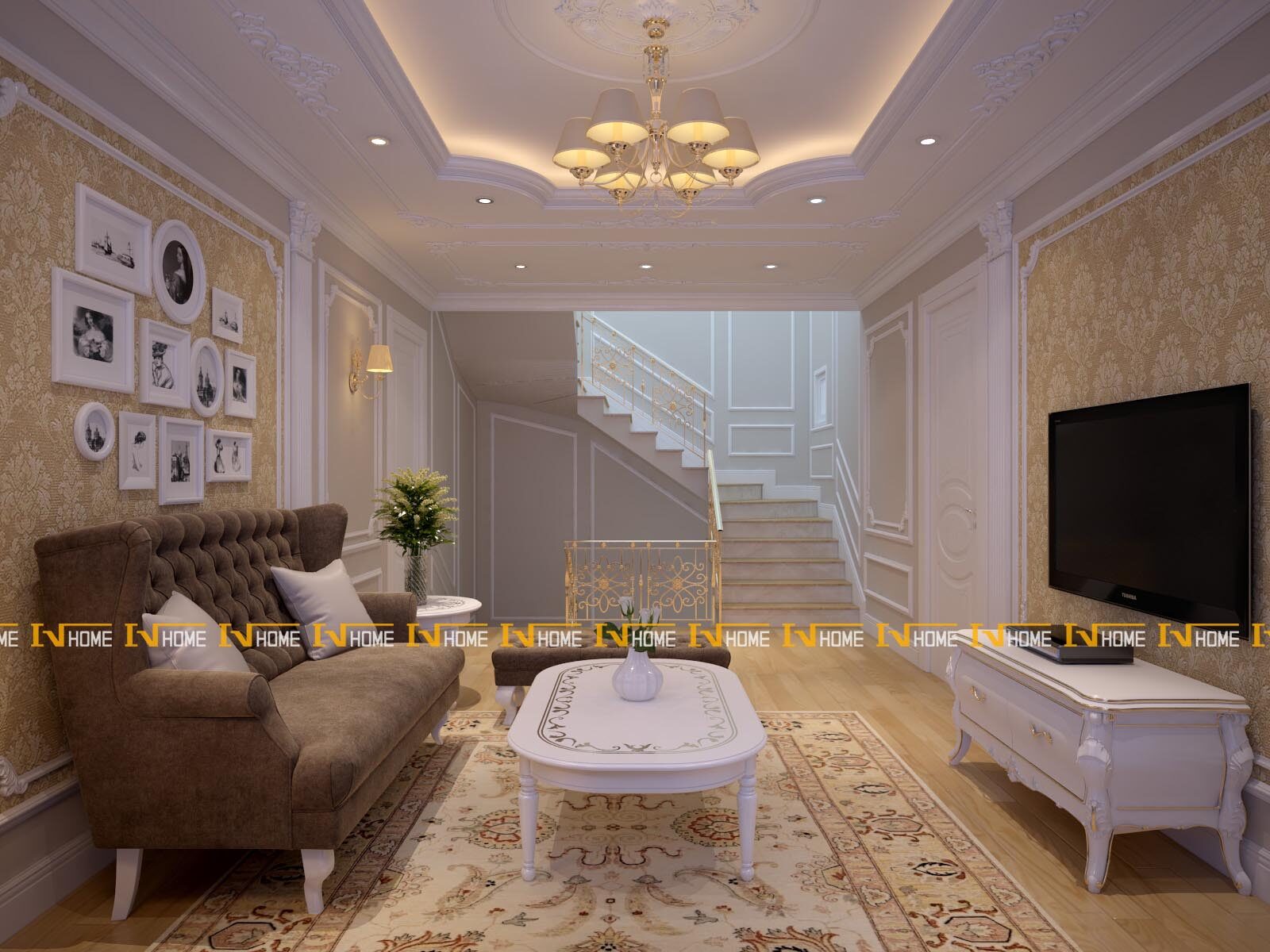 180324-1, phòng sinh hoạt chung, phối cảnh 1.