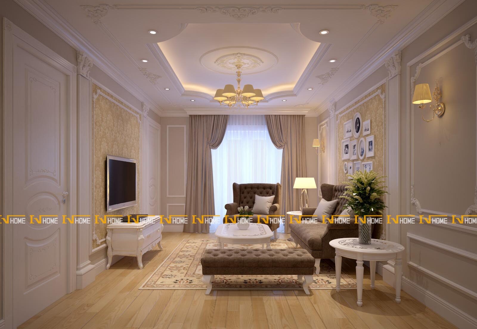 180324-1, phòng sinh hoạt chung, phối cảnh 2.